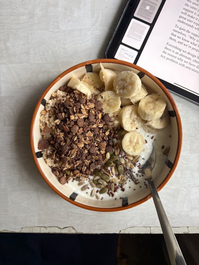 Homemade Granola Banana Oats